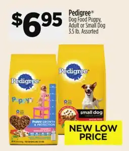 Dollar General Pedigree Dog Food Puppy, Adult or Small Dog offer