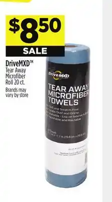 Dollar General DriveMXD Tear Away Microfiber Roll offer