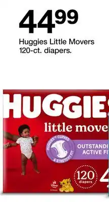 Target Huggies Little Movers 120-ct. diapers offer