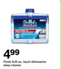Target Finish 8.45-oz. liquid dishwasher deep cleaner offer