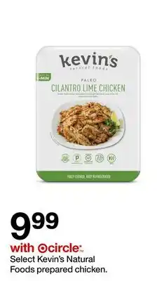 Target Select Kevin's Natural Foods prepared chicken offer