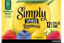 Target Select Simply Spiked 12-pk. hard drinks offer