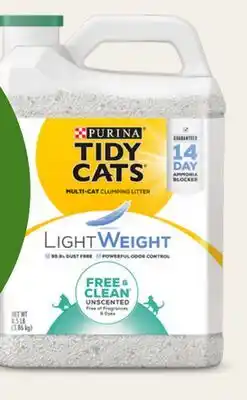 Target Purina Tidy Cats Lightweight 8.5-oz. cat litter offer