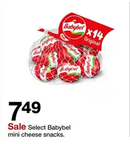 Target Select Babybel mini cheese snacks offer