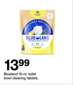 Target Blueland 10-ct. toilet bowl cleaning tablets offer