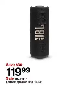 Target JBL Flip 7 portable speaker offer