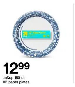 Target up & up 150 ct. 10 paper plates offer