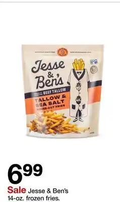 Target Jesse & Ben's 14-oz. frozen fries offer