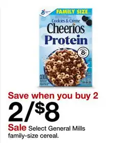 Target General Mills family-size cereal offer