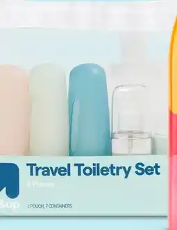 Target up&up 8-pc. travel toiletry set offer