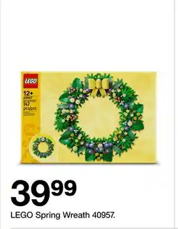 Target LEGO Spring Wreath 40957 offer