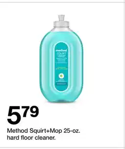 Target Method Squirt + Mop 25 - oz. hard floor cleaner offer