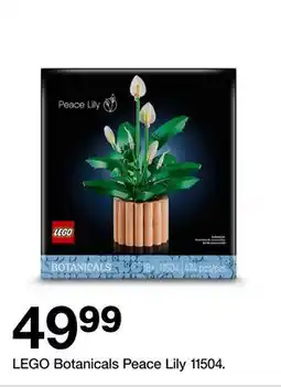 Target LEGO Botanicals Peace Lily 11504 offer
