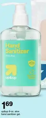 Target up&up 8-oz. aloe hand sanitizer gel offer