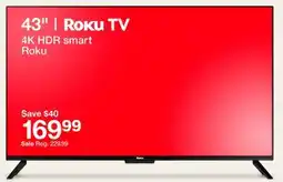 Target 43 | Roku TV 4K HDR smart offer