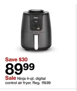 Target Ninja 4-qt. digital control air fryer offer