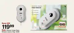 Target Sharper Image Robo Window cleaner offer