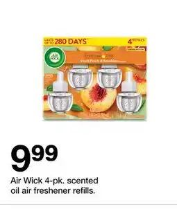 Target Air Wick 4-pk. scented oil air freshener refills offer
