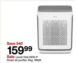 Target Levoit Vital 200S-P Smart air purifier offer