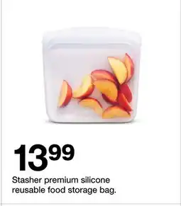 Target Stasher premium silicone reusable food storage bag offer