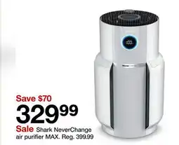 Target Shark NeverChange air purifier MAX offer