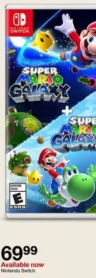 Target Super Mario Galaxy + Super Mario Galaxy 2 Nintendo Switch offer