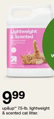 Target up & up 7.5-lb. lightweight & scented cat litter offer