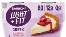 Target Too Good & Light + Fit 4 - ct. yogurt offer
