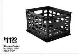 Michaels Storage Crates by Simply Tidy offer