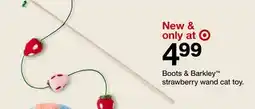 Target Boots Barkley strawberry wand cat toy offer