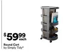 Michaels Round Cart by Simply Tidy offer