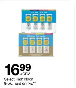Target High Noon 8-pk. hard drinks offer