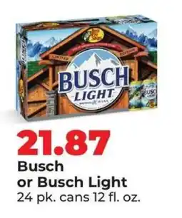Hy-Vee Busch or Busch Light offer