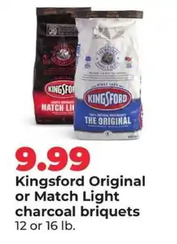 Hy-Vee Kingsford Original or Match Light Charcoal Briquets offer