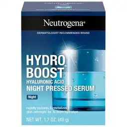Walgreens Hydro Boost Hyaluronic Acid Pressed Night Serum offer
