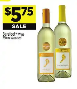 Dollar General Barefoot Wine offer