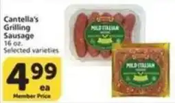 Albertsons Cantella's Grilling Sausage offer