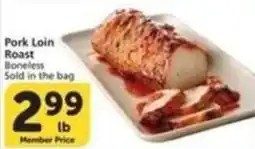 Albertsons Pork Loin Roast offer