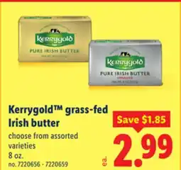 Lidl Kerrygold grass-fed Irish butter offer