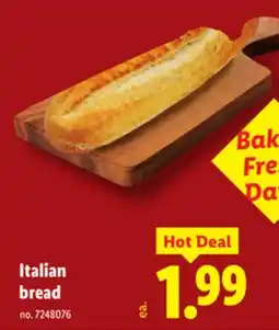 Lidl Italian bread offer