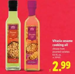Lidl Vitasia sesame cooking oil offer
