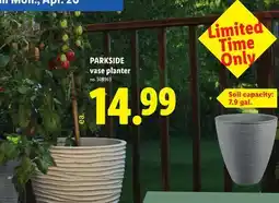 Lidl PARKSIDE vase planter offer