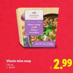 Lidl Vitasia miso soup offer