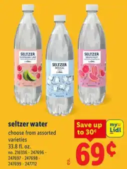 Lidl Seltzer water offer