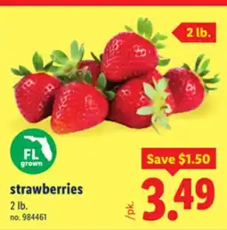 Lidl strawberries offer