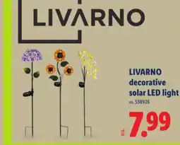 Lidl LIVARNO decorative solar LED light offer