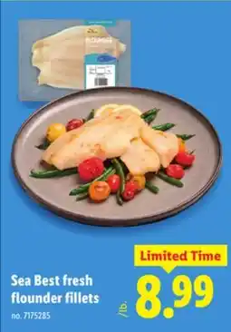 Lidl Sea Best fresh flounder fillets offer