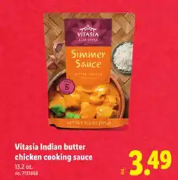 Lidl Vitasia Indian butter chicken cooking sauce offer