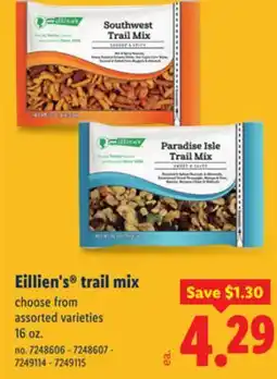 Lidl Eillien's trail mix offer