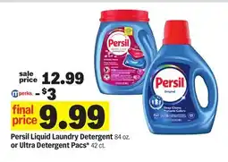 Meijer Persil Liquid Laundry Detergent 84 oz. or Ultra Detergent Pacs* 42 ct offer